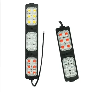 Dual Row Universal LED Flashing Brake Light for Cars Motorcycles Truck Door Edge Warning Adhesive New Condition Accessory