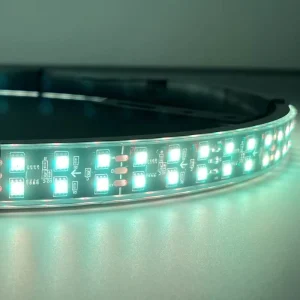 Dual Wheel 12V RGB Chasing Color IP68 Waterproof Corner Tuning Light with Handheld RF Remote & APP Control for Trucks