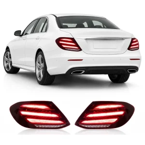 Durable Polycarbonate Lens Tail Light for Mercedes Benz E Class W213 Plug and Play 12V Stop Brake Turn Reverse