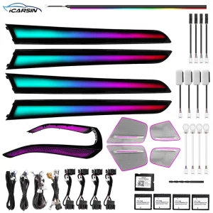 Dynamic 64 Colors Ambient Light for Audi A5 B8 Sportback Car Interior LED Lighting Trim Upgrade Accessories