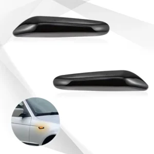 Dynamic Flowing Turn Signal LED Indicator Side Marker Light for E46 X1 X3 E81 E87 E82 E88 ABS PC Housing