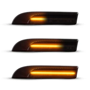 Dynamic LED Bumper Side Marker Blinker Light For Porsche Panamera LED Indicator Turn Signal Lamp Lights