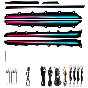 Dynamic LED Interior Ambient Trim Light for Honda Vezel OEM Plug Play Auto Modification Kit