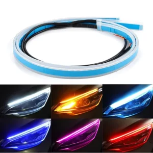 Dynamic Led Car Hood Lights Strip Universal Engine Hood Guide Decorative Light Bar Auto Headlights Car Daytime Running Light