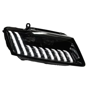 Dynamic Running DRL Bi-LED Projector Headlight Audi Q5 8R Sequential Turn Signal Canbus Plug Play 12V 50W Auto