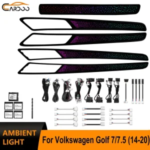 Dynamic Starry Ambient Light for Volkswagen Golf 7 7.5 Mk7 Upgrade Symphony Car Interior Lighting Accessories
