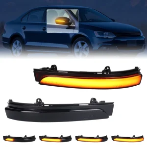 Dynamic Turn Signal Lights for Volkswagen GOL Saveiro Voyage G5 G6 G7 G8 Suran Beetle FOX Flashing Side Direction Indicator Lamp