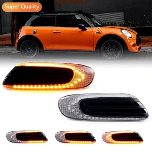 Dynamic Turn Signal Side Marker Indicator Lights for BMW MINI Cooper F55 F56 F57 Sequential Led Blinker Lamps