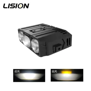 E06L LED Grille Light 85W Dual Color White Yellow Dual Fan Cooling Led Work Light Dc12v Led Auxiliary Light 3 Lens