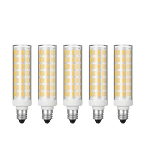 E11 7W AC110V SCR Deep Dimmable and No Stroboscopic Led Bulb SMD5730 90LED Ceramic LED Corn Bulb