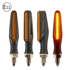 E11 Motorcycle 12LED Marquee Running Water Mode Turn signal 335 Patch In line Running Water Prompt Turn signal