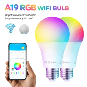 E26 Smart Dimmable LED Bulb Work With Alexa Google Home APP Voice Control for Home Party Bedroom Decoration Lighting