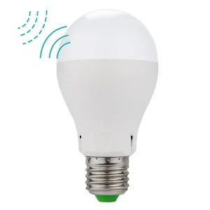 E27 E26 7W High Efficiency AC Microwave Motion Sensor LED Light Bulb Smart Staircase Corridor Balcony Lobby Retrofit