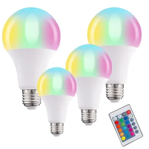 E27 LED RGBW Bulb Remote Control with Memory Home RGBCCT LED Bulb