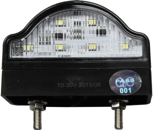 E4 EMC IP68 LED Truck Trailer Licence Number Plate Lights 10-30V