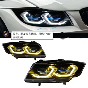 E90 Car Styling LED Headlights 3 Series 330i 320i Signal DRL 6000k Color Projector Lens Automotive Accessories New 12V
