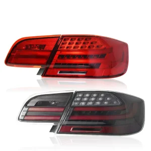 E92 Bmws 3 Series Led Tail Light Assembly Refitting Into 335M3LED Running Light Water Turn signal