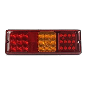 ECE 10-30V LED Combination Tail Light Turn Stop Brake Reverse Lamp for Truck LED Trailer Lights with Reflector