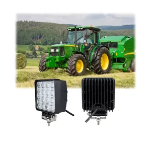ECE EMC E9 Approval Square 4.3″ LED Work Light 48W LED Tractor Work Light