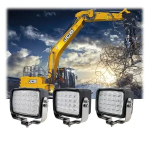 ECE EMC High Power 100W LED Work Light 7 Inch Thickened Housing for Heavy Duty Excavator