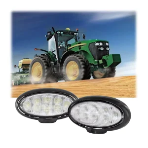 ECE R10 Wide Flood Beam Tractor Work Lamp Agriculture 40W LED Work Light for John Deere Case