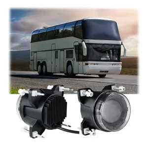 ECE R112 90mm Led Bus Headlight 35W High Beam with Parking Light for Bus Kenworth Truck Led Sealed Beam Lamp