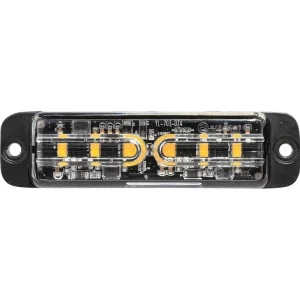 ECE R65 R10 Certification 6LED Car Grille Emergency Flash Light 12V 24V Side Marker Warning Light for Trailer Truck Accessories