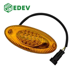 EDEV 24V Amber Daytime Running Light Turn Signal Side Lamp Waterproof New Replacement Part for Zhongtong Passenger Bus