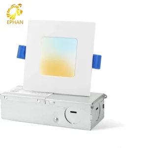 ETL Black Geometric Led Ceiling Light Surface Mounted square Rectangle Downlight square Tri Color Led Ceiling Light for Bedroom