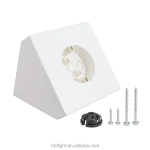 ETL Certified Plastic Ceiling Fan Mounting Bracket Kit for Cathedral Ceiling Angles 80 Easy Installation Indoor Use