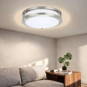 ETL Dimmable Indoor Lighting Lamp 2700K 5000K 5CCT Flush Mount LED Ceiling Light for Living Room Bedroom Home Office Hotel Decor