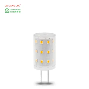 ETL G4 LED Light Bulbs High Efficiency Ceramic Base 2700K No Flicker 12V 120V 220V Dimmable 6W 550Lumen G4 LED Bulb