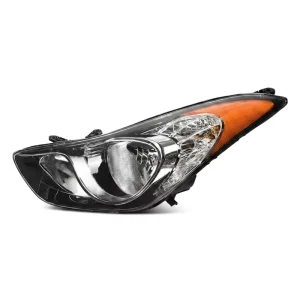 Elantra Landdong LED Auto Headlights Assembly Bifocal Lens 6500K H7 Bulb Universal Fitment 12V New