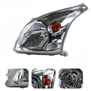 Electric Adjust Halogen Headlight 81130-6A221 81170-6A061 for Toyota Prado LC120 2700 4000 03-09 Semi Front Head Lamp Assembly