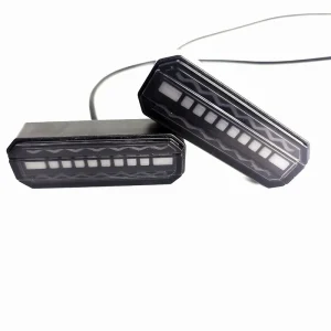 Electric Bike Turning Light 12V Colorful Turning Signal for Electric Scooter Motorcycle Motorbike Tail Light Flasher