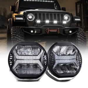 Emark Approved LED Work Lights 4X4 Inch 60W 9 32V LED Lights IP67 Waterproof LED Light Bar for Off Road SUV UTV ATV Pickup Truck