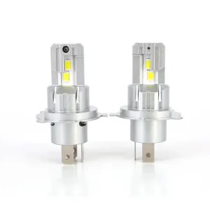 Energy Efficient Long Lifespan H4 LED Headlight Bulbs 40W 5200LM Fanless Car LED Headlight Bulb