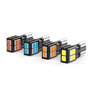 Error Free 194 168 T10 W5W Canbus Car LED Auto Bulb 12V DC 2835 Chip White Red Yellow Blue T10 LED Canbus Interior Bulb