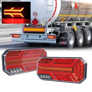 Euro Auto Truck Lights Rear Lights for Man 24v Led Truck Tail Light Red