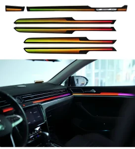 European Version New Type Car Ambient Light Decoration Panel Tweeter Symphony Light LED for Volkswagen VW Passat B8