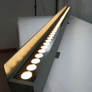 Exterior Building Decoration Facade Lighting IP65 High Rise DMX RGB LED Linear Wall Washer Light for Architectural