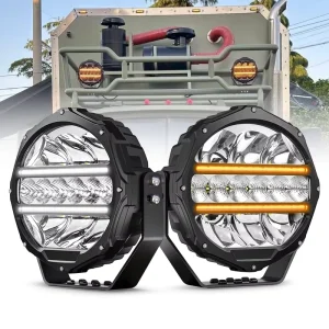 Extraljus 9 Inch Auxiliary Lights Truck 24V