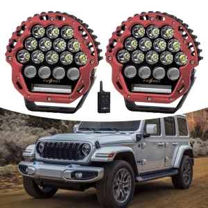 Extreme Range LED Auxiliary Off Road Lights for Jeep Bronco Raptor 1159m Beam Wireless Remote CNC Auto Exterior Lighting