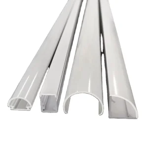 Extrusion Light Diffusion PC PMMA Acrylic Polycarbonate LED Strips Lamp Linear Covers Lamp Covers Shades