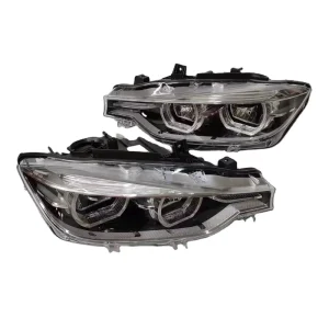 F30 LED Headlight Assembly for BMW 3 Series F30 Halogen Xenon HID Upgrade to Full LED Plug Play No AFS