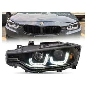 F30 Upgrade Headlights LED 3 Series F35 DRL Angel Eye Head Lamp Modified Light Accessories Plug and Play for BMW