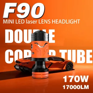F90 170W H4 24V Canbus Silent Fan And Double Copper Tube 6000K Mini Lens Light For Cars