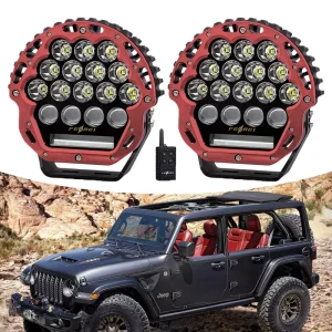 FA200 High Power 630W 12V 56 000 Lumens IPX8 Waterproof LED Driving Lights Off Road Vehicles 1159m Auto Exterior Lighting