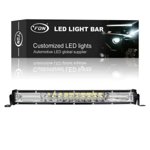 FDN New Double Rows Driving Light bar 13” 120w Straight bar IP67 Mounting Bracket Combo Beam Led Light bar for off Road Vehicle
