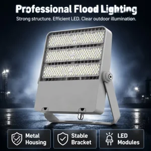 FF Series Aluminum LED Floodlight IP66 Waterproof High Bright 5054 Chip Sports Stadium Exterior Wall Lamp